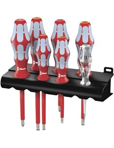 Wera 3160 i/7 set giravite inox + supporto