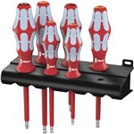 Wera 3165 i/6 set di giravite, inox + supporto