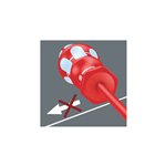 Wera 3165 i/6 set di giravite, inox + supporto
