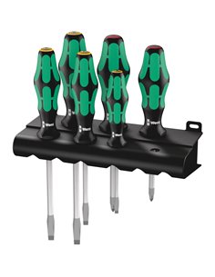 Wera 334 SK/6 set giravite Kraftform Plus Lasertip + supp.