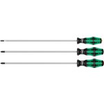 Wera 335/350/355/3 set giraviti Kraftform Plus,c.lame lungh.