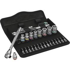 Wera 8100 SA 11 set cricc.Zyklop Metal,lev.invers.att 1/4 in