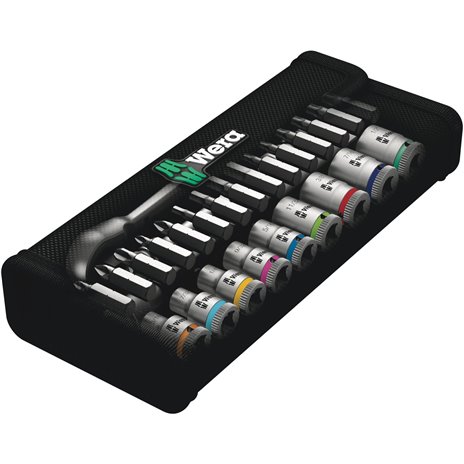 Wera 8100 SA 11 set cricc.Zyklop Metal,lev.invers.att 1/4 in