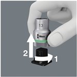 Wera 8100 SA 11 set cricc.Zyklop Metal,lev.invers.att 1/4 in