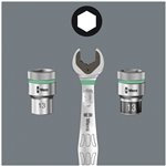 Wera 8100 SA 9 set c.cricchetto Zyklop Speed,att.1/4  in pol