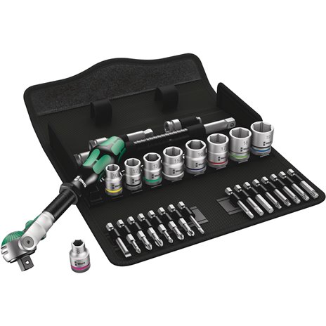 Wera 8100 SB 6 set con cricch. Zyklop Speed att. 3/8  metric