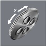 Wera 8100 SB 6 set con cricch. Zyklop Speed att. 3/8  metric