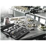 Wera 8100 SB 8 set con cricch. Zyklop lev.invers.att.3/8,met