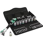 Wera 8100 SB 9 set con cricch. Zyklop Speed, att. 3/8 in pol