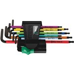Wera 967/9 TX BO Multicolour 1 set chiavi a L, BlackLaser