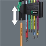 Wera 967/9 TX BO Multicolour 1 set chiavi a L, BlackLaser