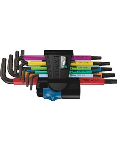Wera 967/9 TX Multicolour HF 1 set chiavi a L con rit. vite