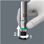 Wera Belt B Deep 1 set chiavi a bussola, attacco da 3/8