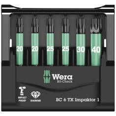 Wera Bit-Check 6 TX Impaktor 1 2