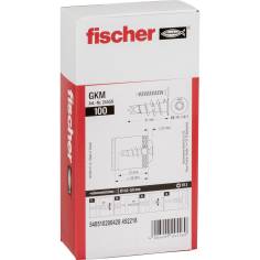 Fischer tassello metallico per cartongesso GKM 100 pz. 2