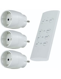 REV Radio Switch Set 3 + 1 compact white