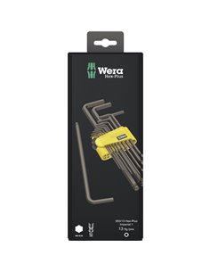 Wera 950/13 Hex-Plus Imperial 1 set chiavi angolari BlackLas