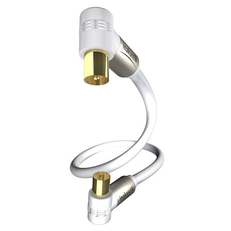 in-akustik Premium HDTV 90° Cavo antenna coax 100dB 1,5 m