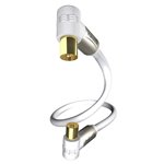 in-akustik Premium HDTV 90° Cavo antenna coax 100dB 1,5 m