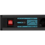 REV outlet Strip 6-fold 3m Supraguard  anthracite