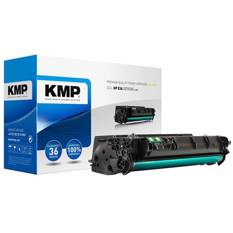 KMP H-T88 cartuccia nero XXL compatibile con HP Q 7553 X