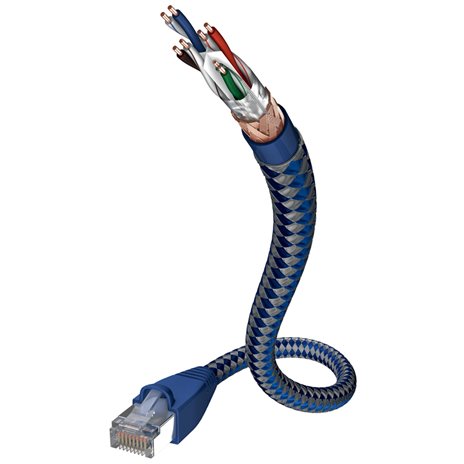 in-akustik Premium CAT6 cavo patch RJ45 0,5m 004803005