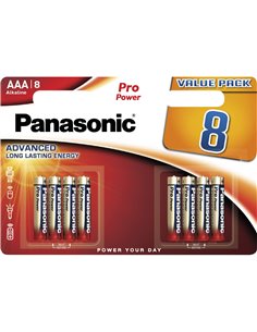 1x8 Panasonic Pro Power LR 03 Micro AAA