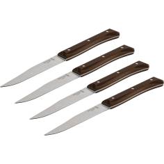Opinel set coltelli da tavola Facette 4 pezzi frassino scuro 2