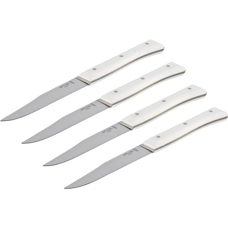 Opinel set coltelli da tavola Facette 4 pezzi bianco