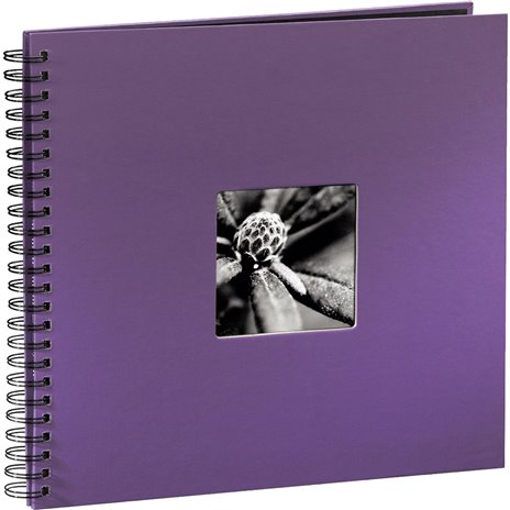 Hama  Fine Art  spirale viola 36x32 50 pagine nere 094871
