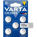 10x5 Varta electronic CR 2025 batteria bott.lit. 06025 101 4
