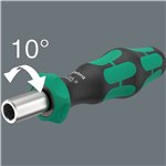 Wera 838 RA S Bits-Handhalter con Ratschenfunktion 1/4