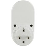 REV Adapter Plug with integr. LED-Dimmer,white EMD201 202701