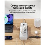 Belkin presa multipla 6 prese + 2xUSB-A, 2m cavo BSV604vf2M-