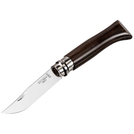 Opinel coltellino No. 08 legno di ebano in scatola regalo