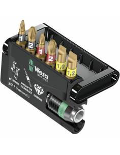 Wera Bit-Check 7 Diamond 1 Bit assortim. + supporto univ.