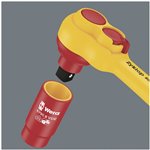 Wera 8100 SB VDE 1 set cricch. Zyklop isol.lev.camb. rot.3/8