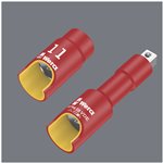 Wera 8100 SB VDE 1 set cricch. Zyklop isol.lev.camb. rot.3/8