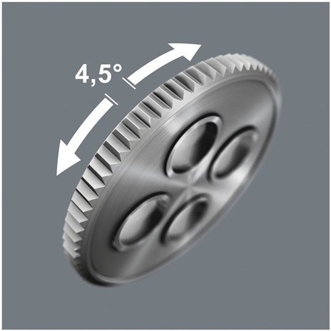 Wera 8100 SB VDE 1 set cricch. Zyklop isol.lev.camb. rot.3/8