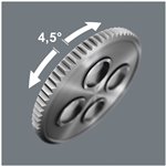 Wera 8100 SB VDE 1 set cricch. Zyklop isol.lev.camb. rot.3/8