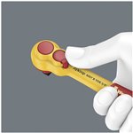 Wera 8100 SB VDE 1 set cricch. Zyklop isol.lev.camb. rot.3/8