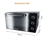 Steba KB 224 Black Steel Grillbackofen