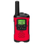 Alecto Walkie Talkie 2er Set für Kinder, 7 km Reichw., rot/schw.