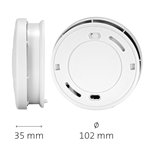 Alecto Rauchmelder mit 10 Jahren Batterielaufzeit, 4er-Pack