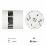 Alecto Mini-Rauchmelder mit 10 Jahren Batterielaufzeit