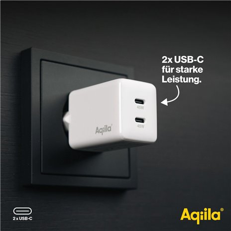 Aqiila Chargebird W2 45W 2x USB-C