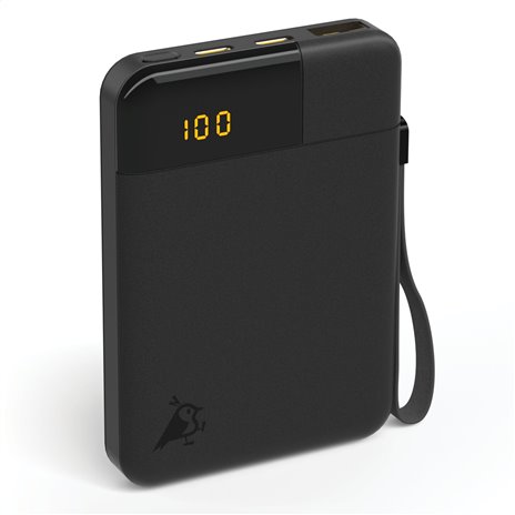 Aqiila Powerbird B5 Powerbank 12W nero 5.000 mAh