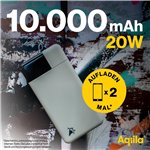 Aqiila Powerbird B10 Powerbank 20W verde muschio 10.000 mAh