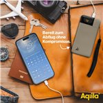 Aqiila Powerbird B10 Powerbank 20W verde muschio 10.000 mAh
