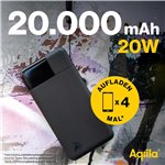 Aqiila Powerbird B20 Powerbank 20W nero 20.000 mAh